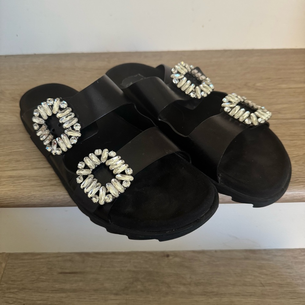 Roger Vivier Slidy Viv' Mules in leather